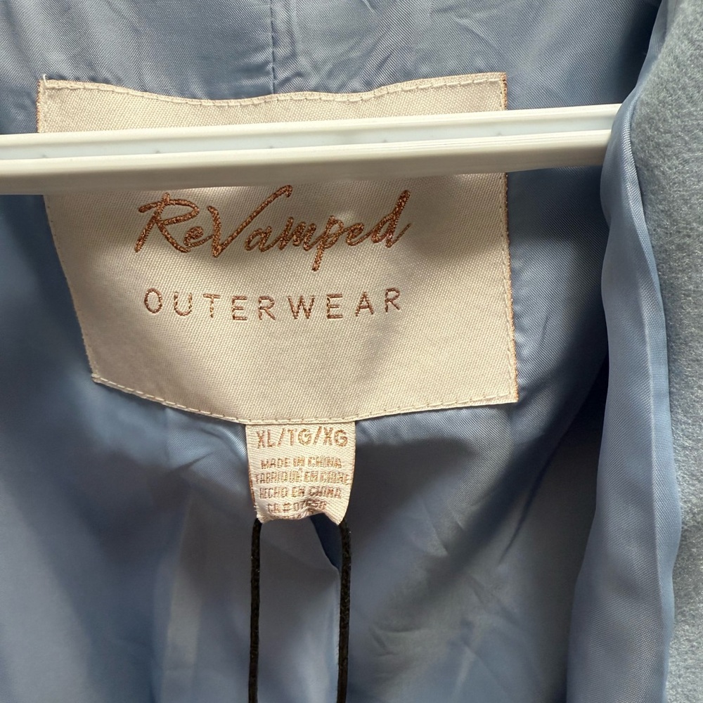 Light Blue Overcoat - Picture 2 of 6